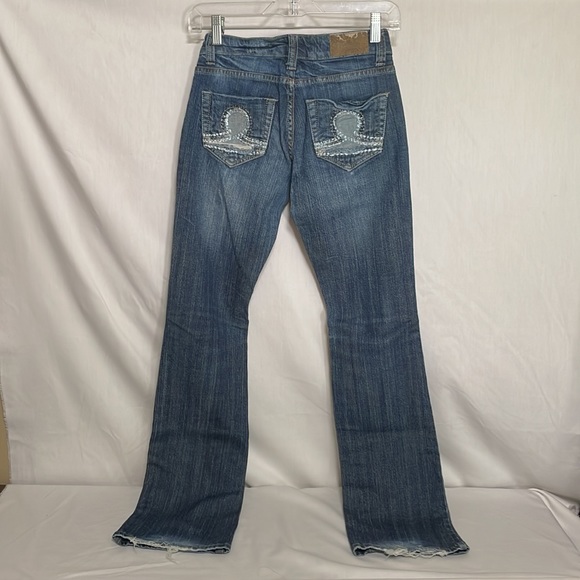 Women/Junior’s Premier Denim Jeans size 0/1 dark wash - Picture 2 of 5